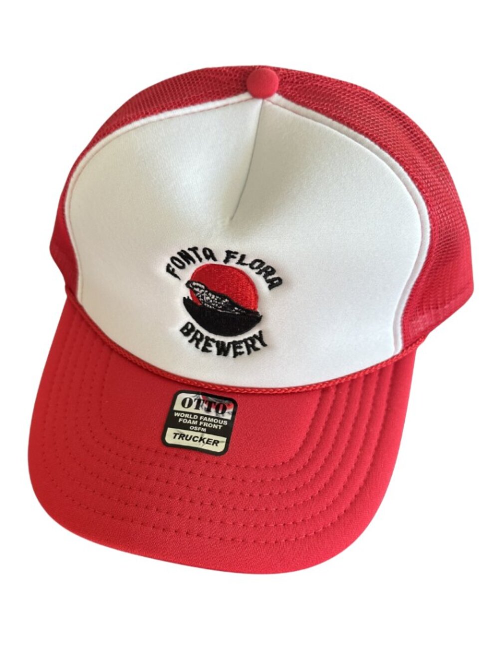 Fonta Flora Brewery Red & White Trucker Hat (New)